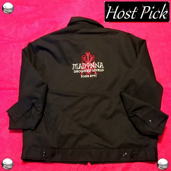 Madonna Other - Madonna 2001 Drowned World Crew Tour Jacket XXL👀❣